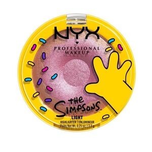 NYX Highlighter The Simpsons Light 0.25oz Pink Gold Donut Mind If I Do NWT